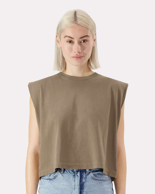 Garment-Dyed Women's Heavyweight Muscle Tee - 307GD